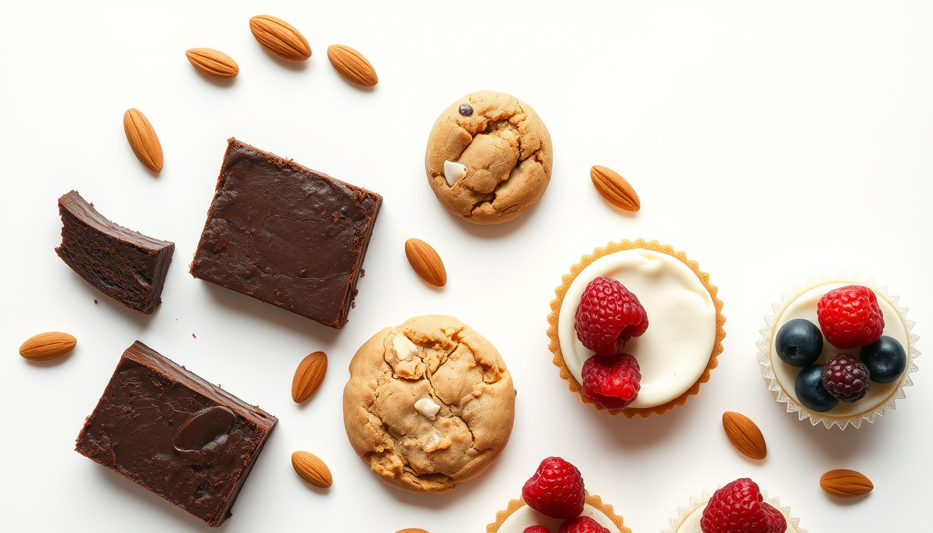 Keto dessert selection